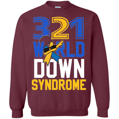Awareness March 21 World Down Syndrome Day Shirt Maroon