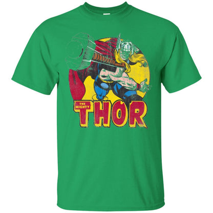 Comic Marvel T-shirt The Mighty Thor Irish Green