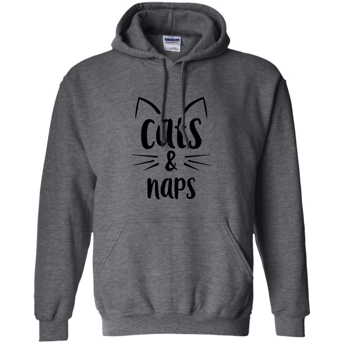 Cats And Naps Lovers T-shirt Dark Heather
