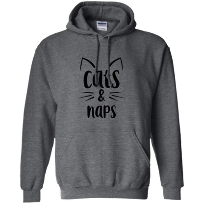 Cats And Naps Lovers T-shirt Dark Heather