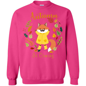 Autumn Is Coming ShirtG180 Gildan Crewneck Pullover Sweatshirt 8 oz.
