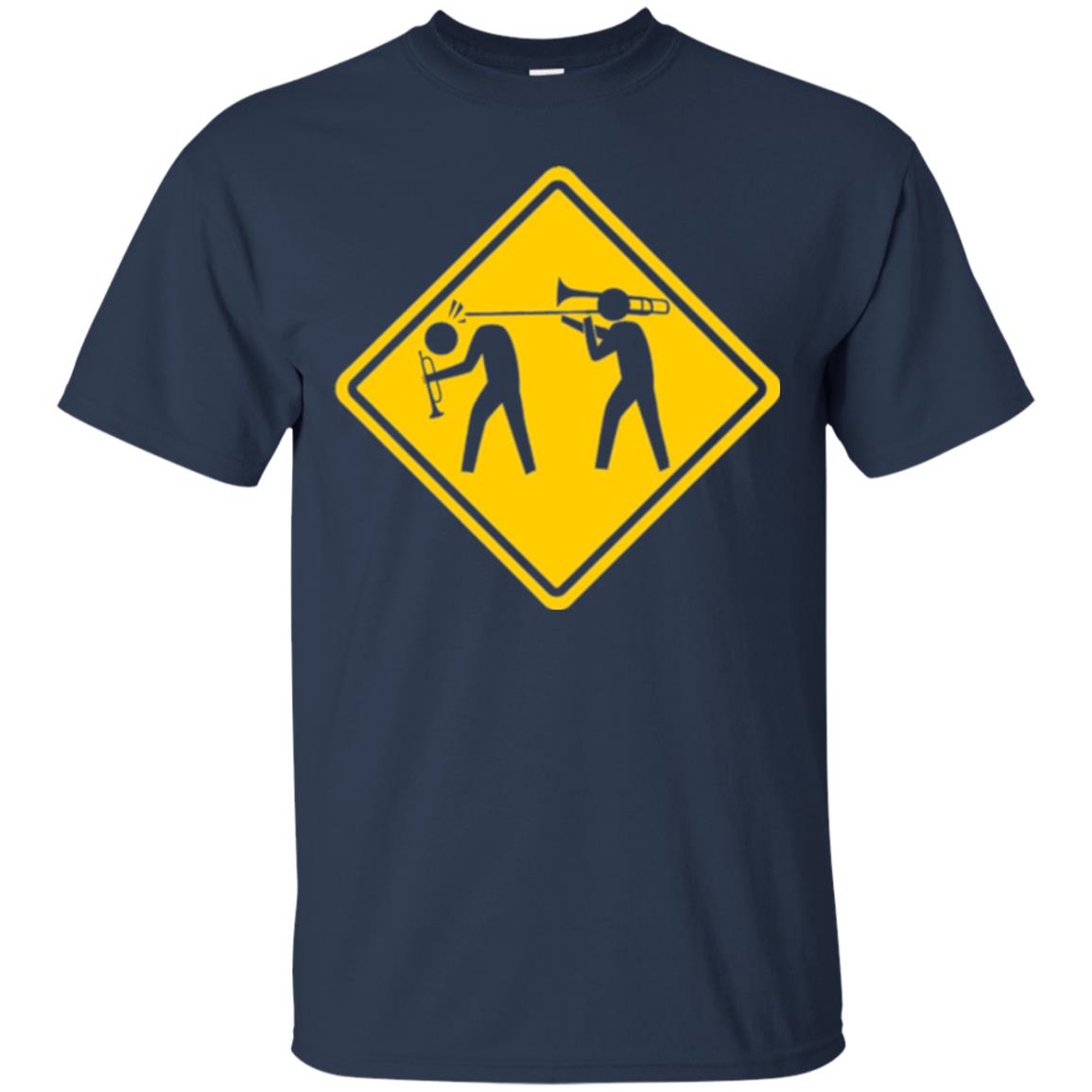 Funny Trombonist T-shirt Navy