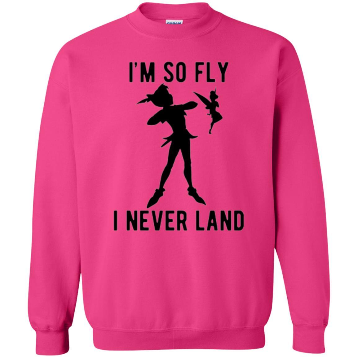Film T-shirt Tinker Bell I'm So Fly I Never Land Heliconia