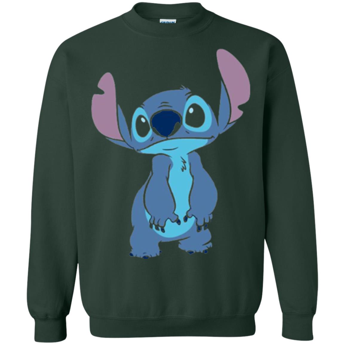 Disney Stitch Ohana T-shirt Forest Green