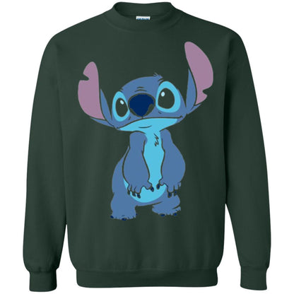 Disney Stitch Ohana T-shirt Forest Green