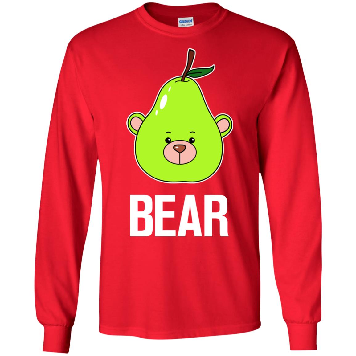 Bear Funny Summer Melon Fruit Shirt Red