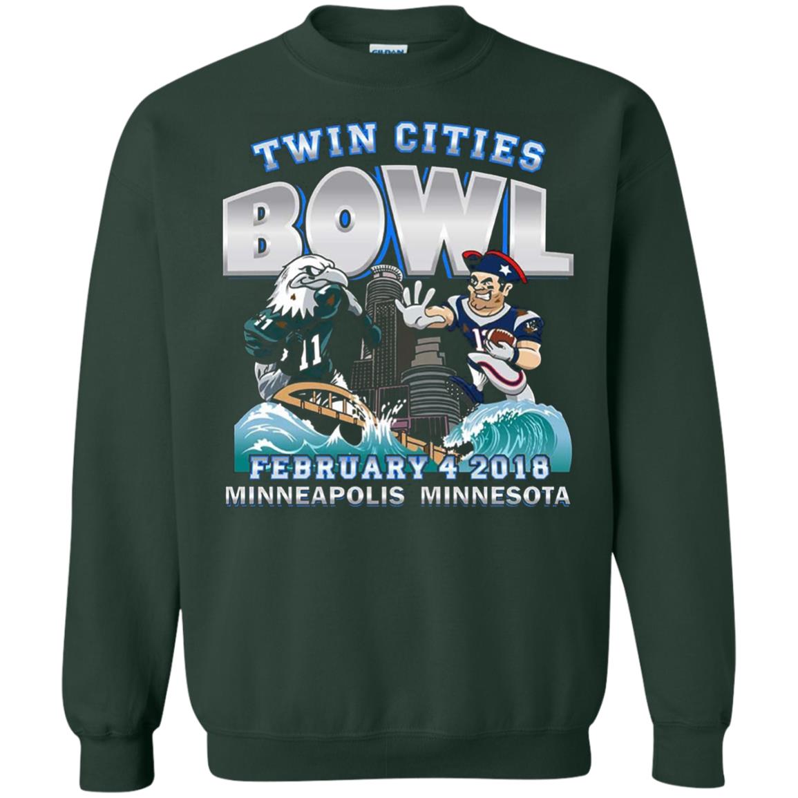 Football Lover T-shirt Twin Cities Bowl Forest Green