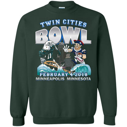 Football Lover T-shirt Twin Cities Bowl Forest Green