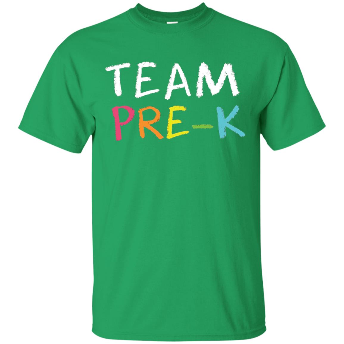 Team Pre-k Back To School Teacher T-shirt Irish Green