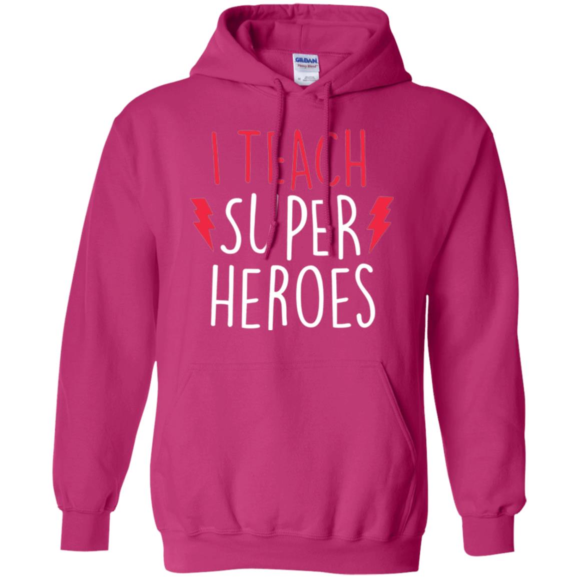 Cute Teacher T-shirt I Teach Super Heroes Heliconia