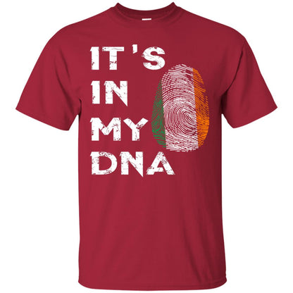 It's In My Dna Fingerprint Irish Ireland Gift Shirt Cardinal