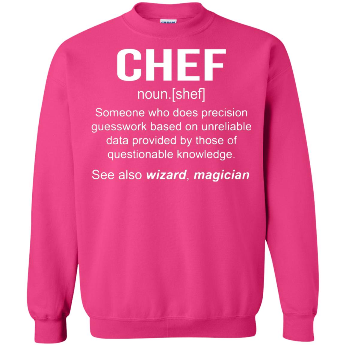 Funny Chef Meaning Shirt Chef Noun Definition Heliconia