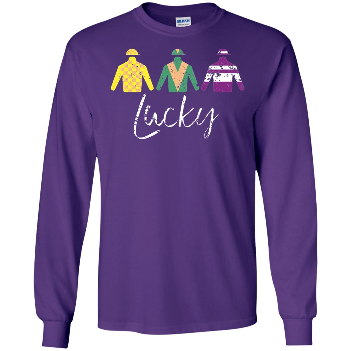 Derby Jockey Shirt Lucky Derby Apparel Derby Purple