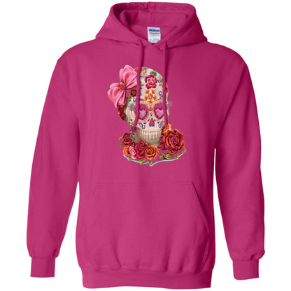 Cinco De Mayo Skull Women Flower Shirt Heliconia