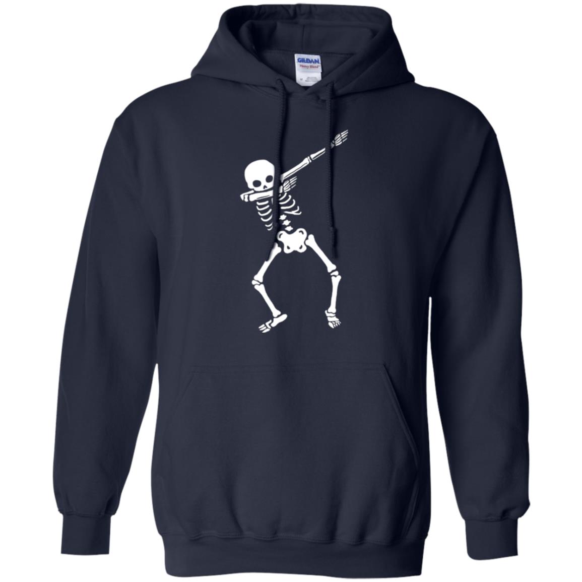 Dabbing Skeleton T Shirt Navy