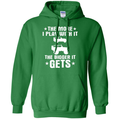 Jeep Lovers T-shirt The More I Play With It The Bigger It Get Irish Green