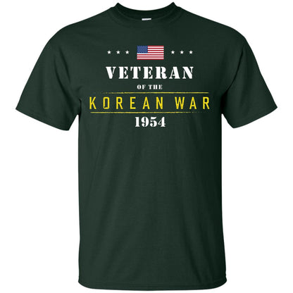 Veteran Of The Korean War 1954 T-shirt Forest Green