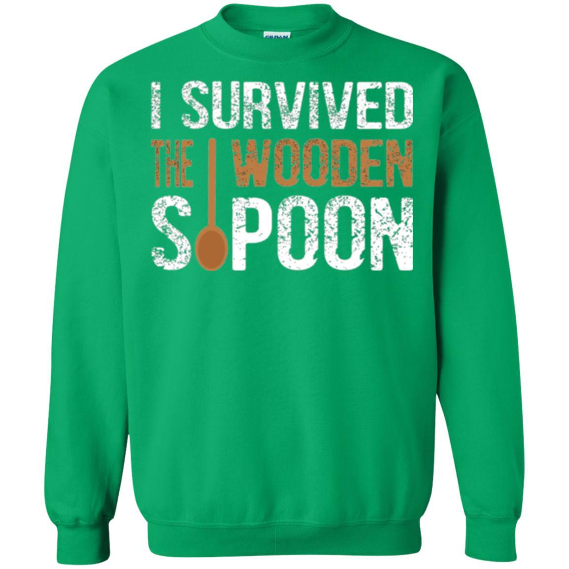 Spoon T-shirt I Survived The Wooden Spoon Irish Green