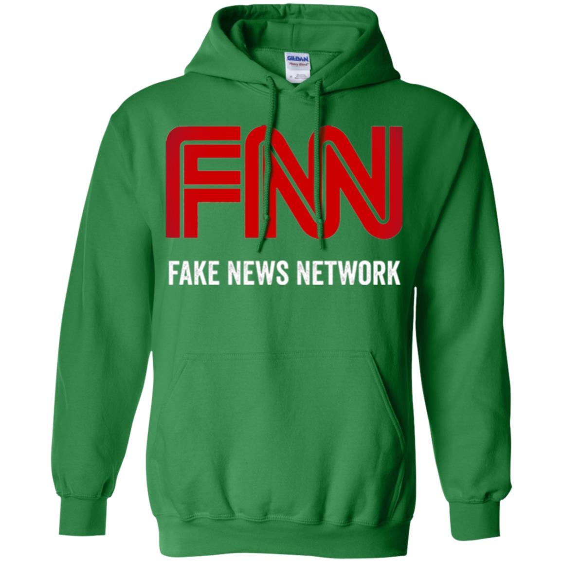 Anti Trump T-shirt Fnn The Fake News Network Irish Green