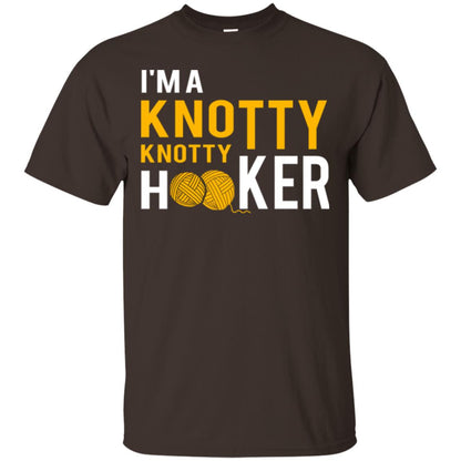 I'm A Knottyknotty Hooker T-shirt Dark Chocolate