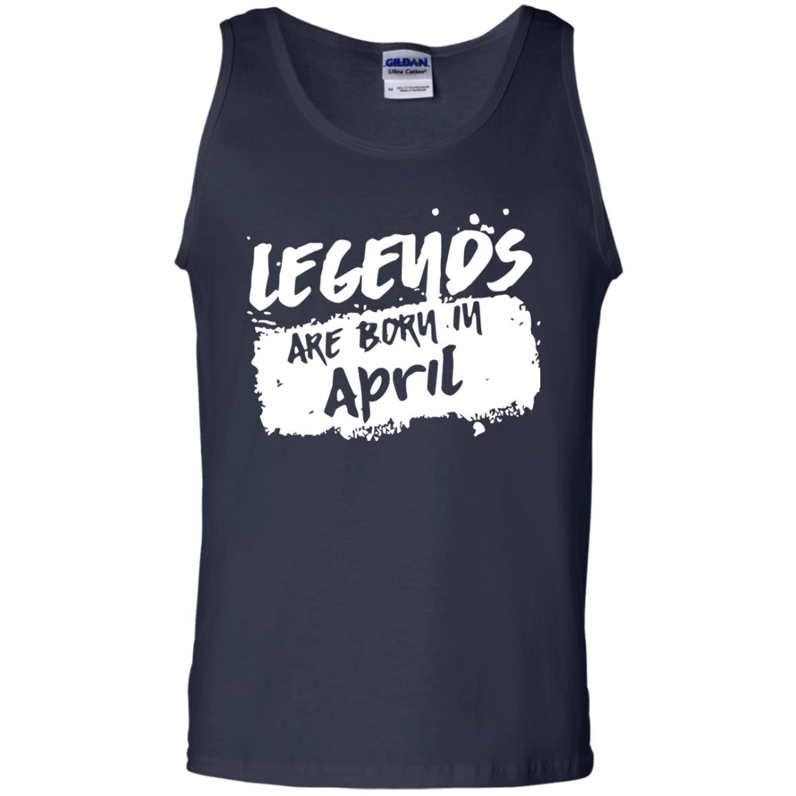 April Birthday Shirt Legends Are Born In April Navy