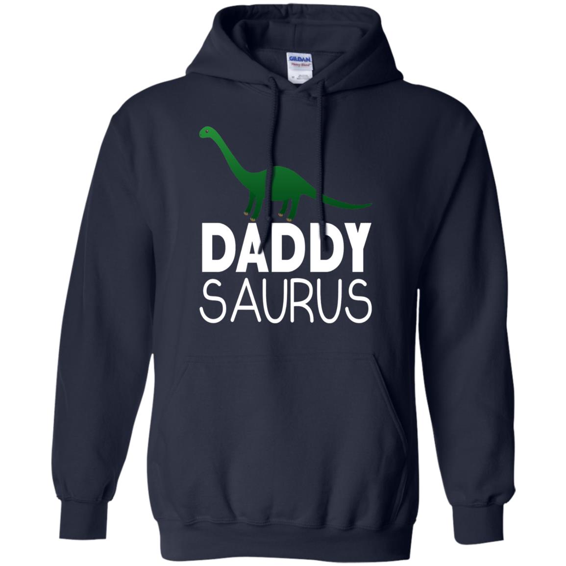 Daddy Saurus Dinosaur Matching Daddy T-shirt Navy