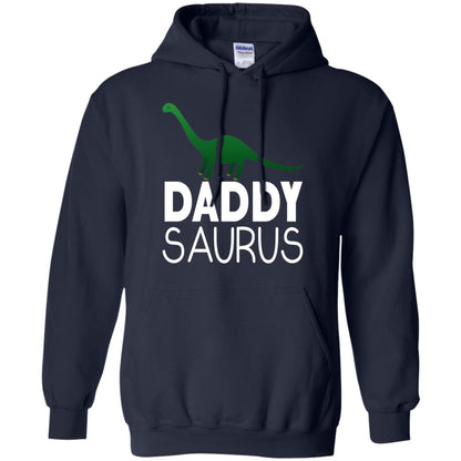 Daddy Saurus Dinosaur Matching Daddy T-shirt Navy