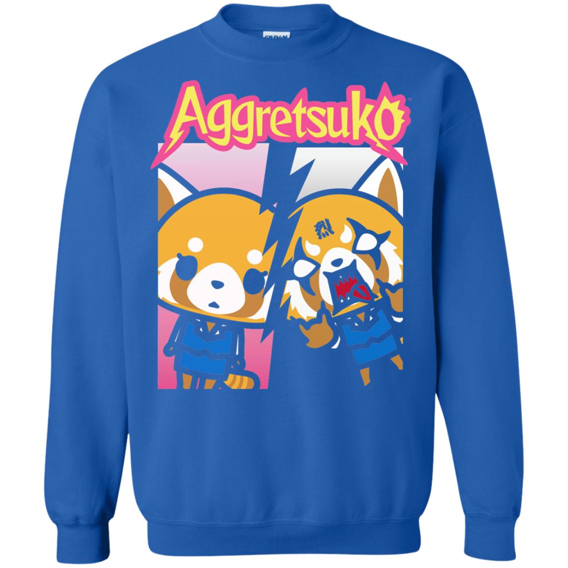 Aggretsuko Split Personality T-shirt Royal