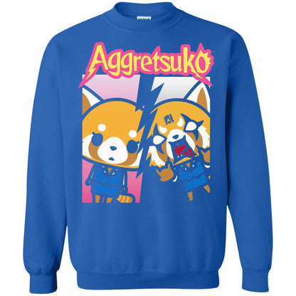 Aggretsuko Split Personality T-shirt Royal