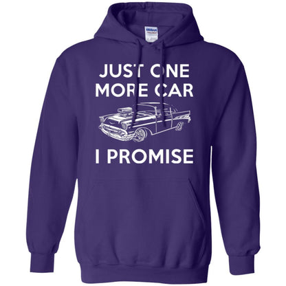 Car Lover T-shirt Just One More Car Purple