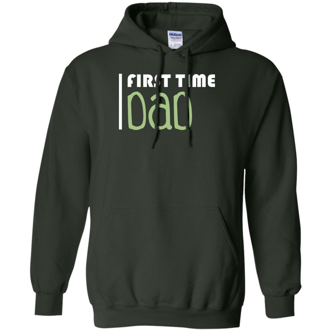First Time Dad New Dad Shirt Forest Green