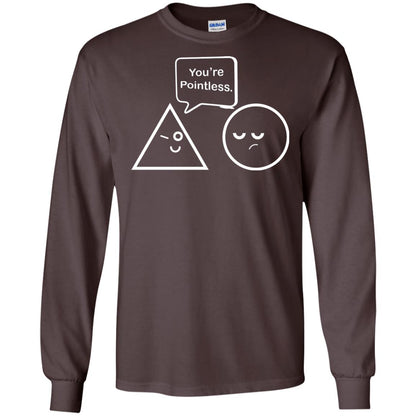 Math Lover T-shirt You're Are Pointless Dark Chocolate