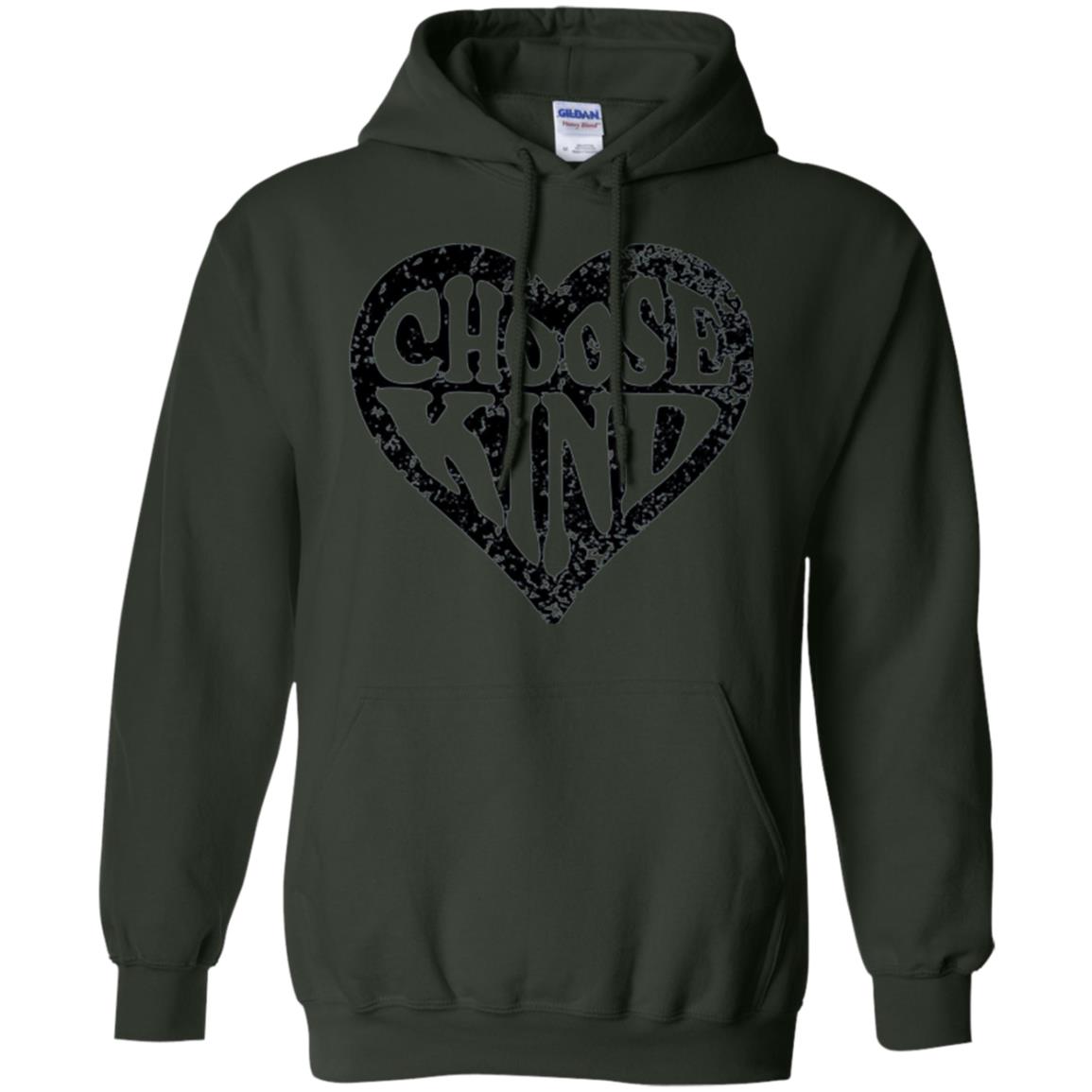 Anti Bullying T-shirt Choose Kind Movement Forest Green