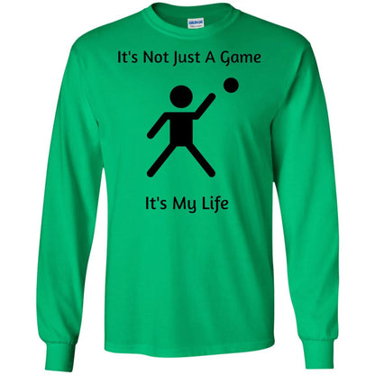 Basketball Shirt Its Not Just A Game Its My Life Irish Green