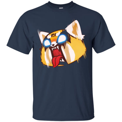 Aggretsuko Screaming Rage Tee Shirt Navy