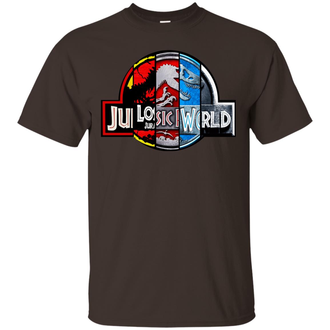 Jurassic World Movie Fan Shirt Dark Chocolate