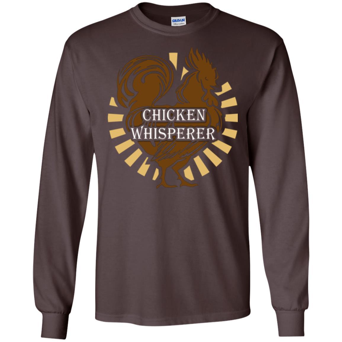 Farmer T-shirt Chicken Whisperer Dark Chocolate