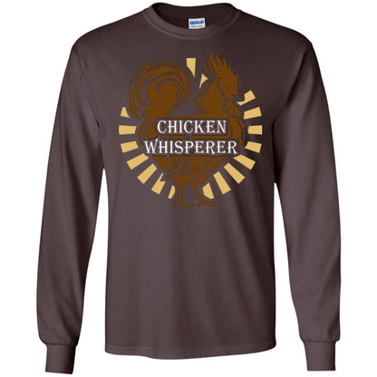 Farmer T-shirt Chicken Whisperer Dark Chocolate