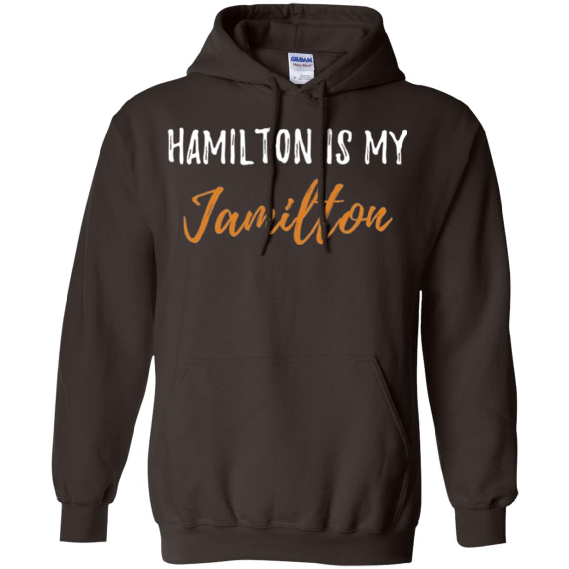 Musican T-shirt Hamilton Is My Jamilton Dark Chocolate
