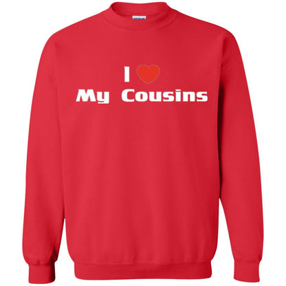 Family T-shirt I Love My Cousins Red