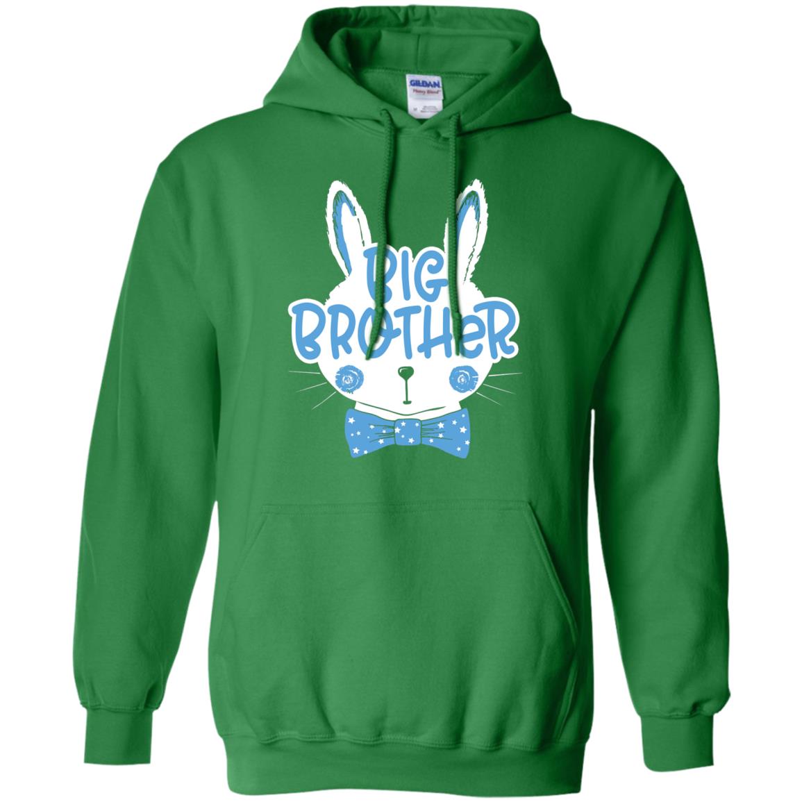 Easter Bunny Big Brother Blue Easter T-shirt Irish Green