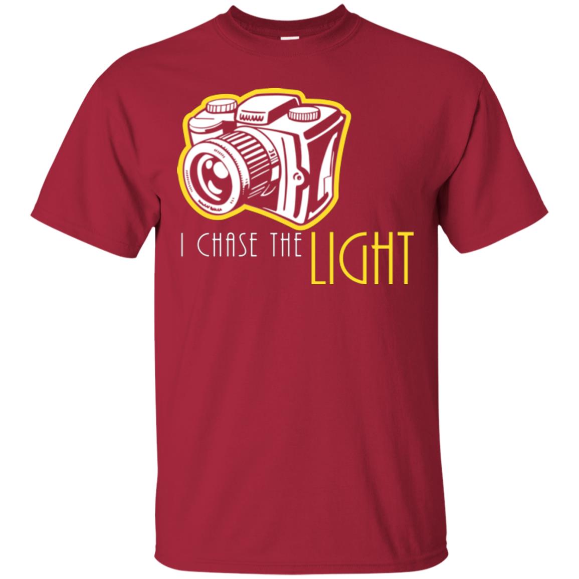 Photography Lover T-shirt I Chase The Light Cardinal