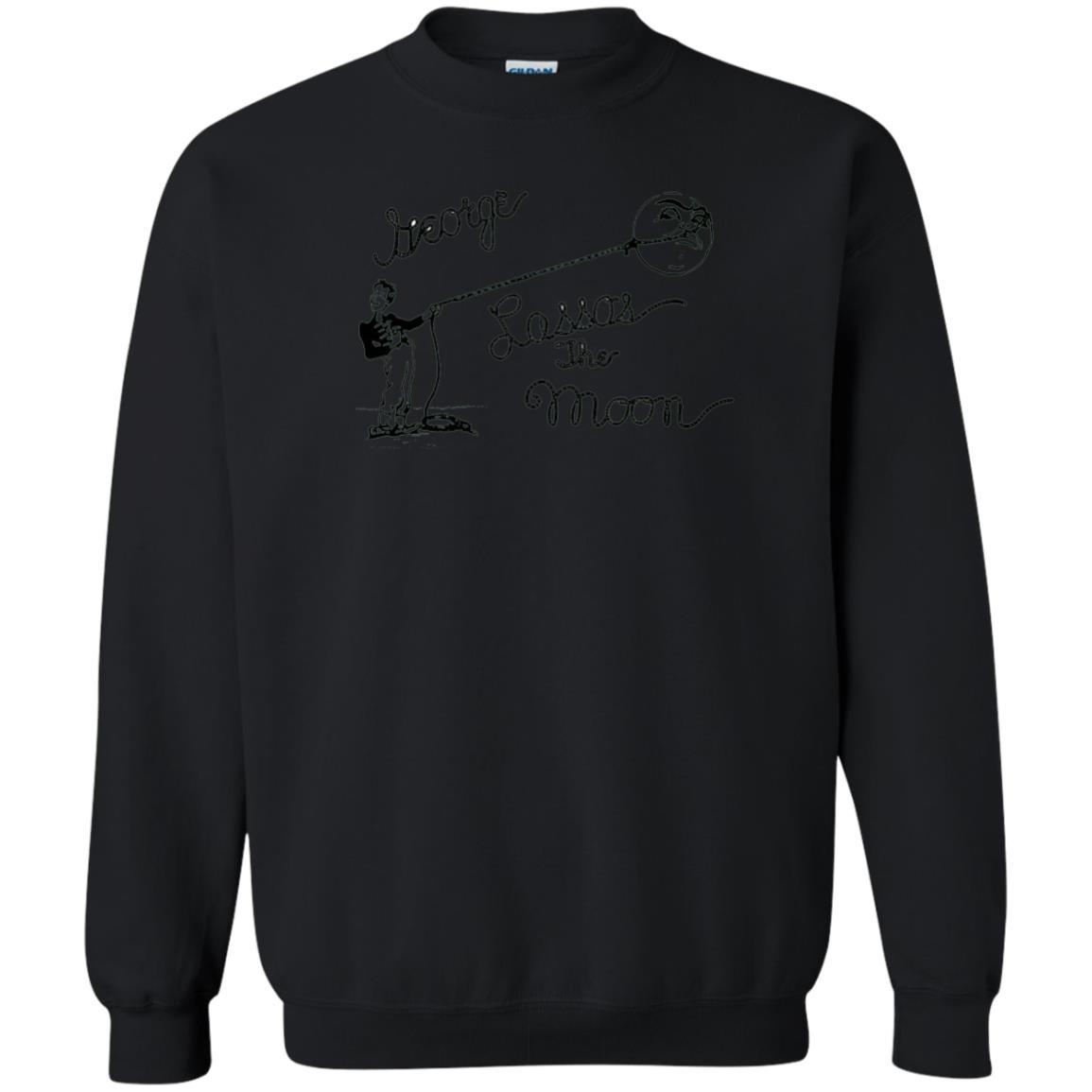 Film T-shirt It's A Wonderful Life George Lassos The Moon Black