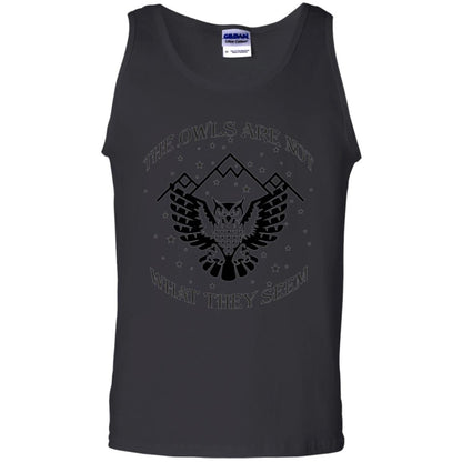 Owl Lovers T-shirt The Owls Are Not What They Seem Black