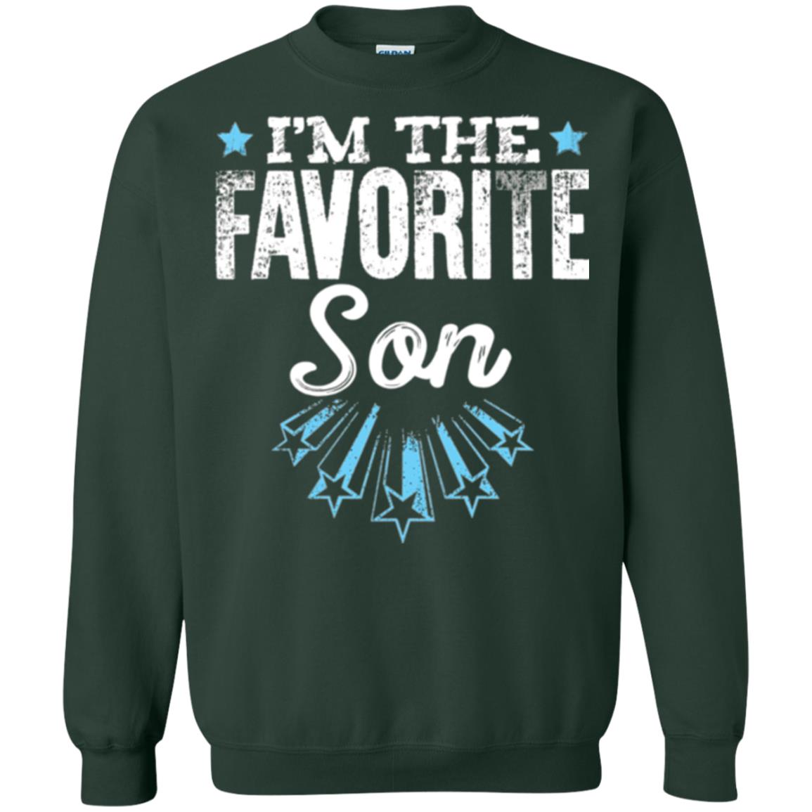 Family T-shirt I_m The Favorite Son Forest Green