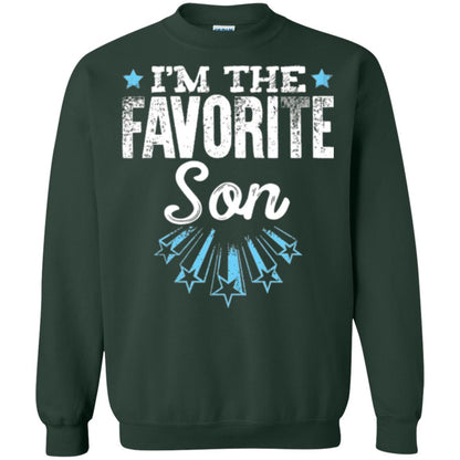 Family T-shirt I_m The Favorite Son Forest Green