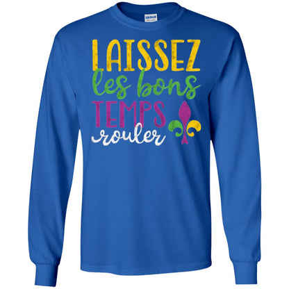 Mardi Gras T-shirt Laissez Les Bons Temps Rouler Royal