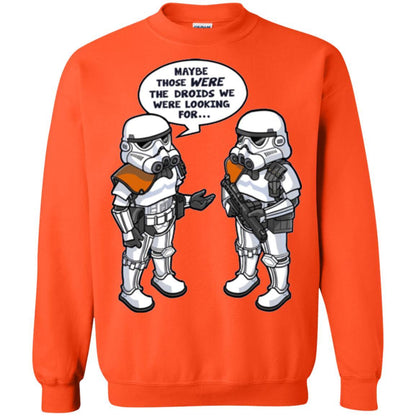 Film T-shirt Wrong Droids Comic Graphic Orange