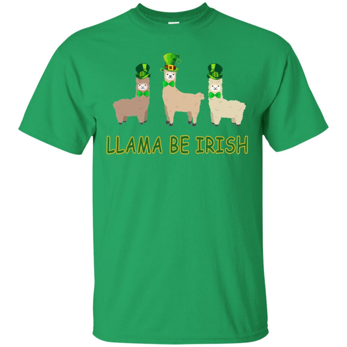 Llama Be Irish Ireland Gift Shirt Irish Green