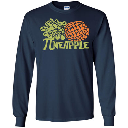 Cool Pineapple Pi Day T-shirt Navy